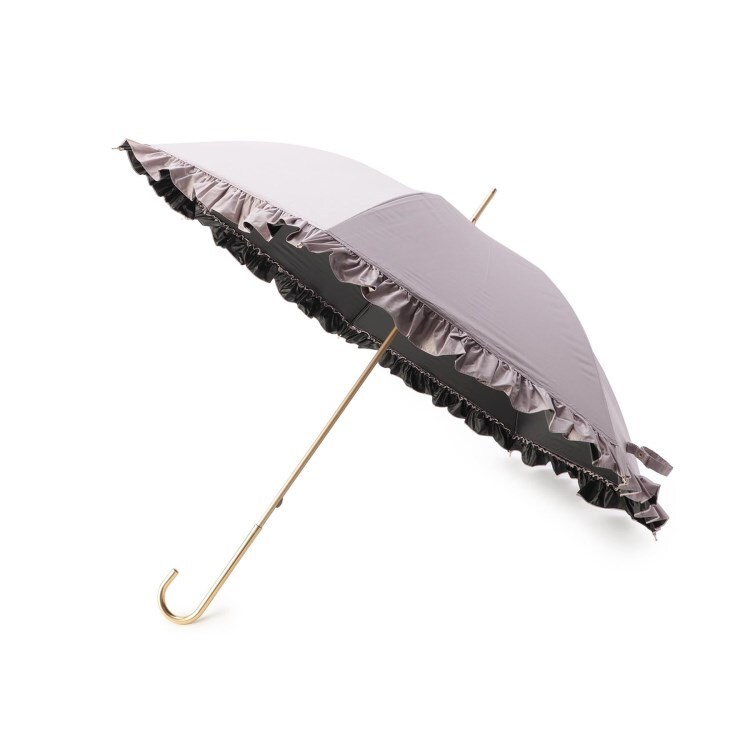 イッツデモ(ITS' DEMO)の【長傘／晴雨兼用／UV遮光／軽量】エアリーライト55cmフリル 長傘